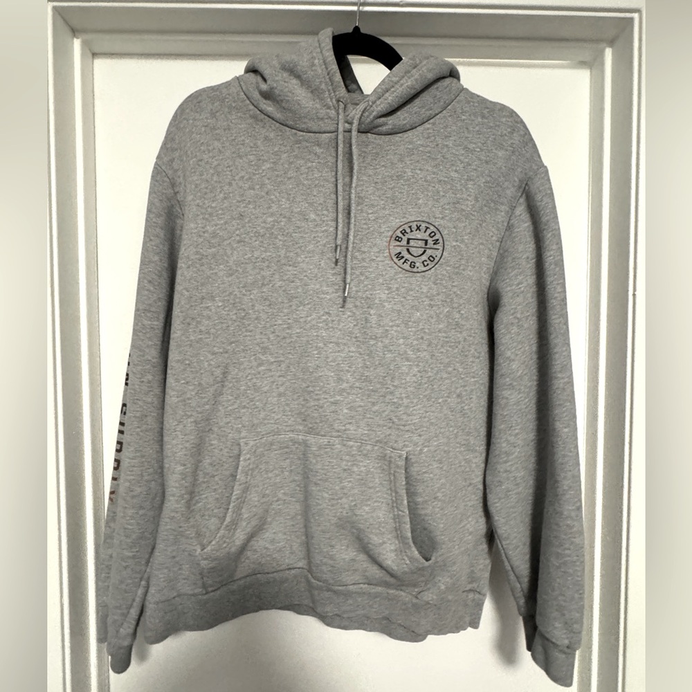 Brixton Heather Grey Hoodie